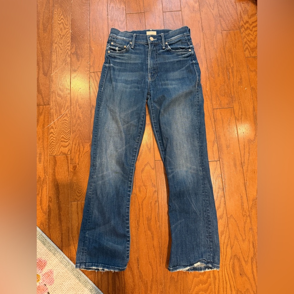 MOTHER The Insider Crop Jeans - Picture 1 of 8